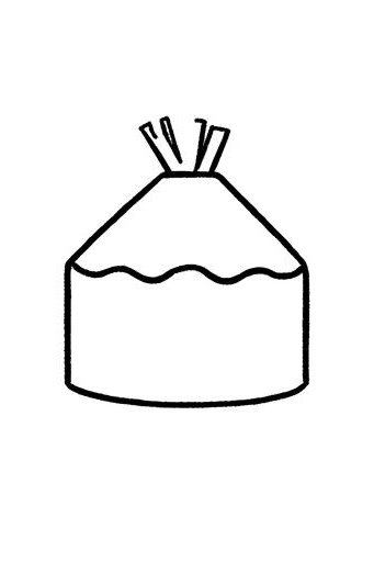 蒙古包简笔画教程与蒙古包文化导读
